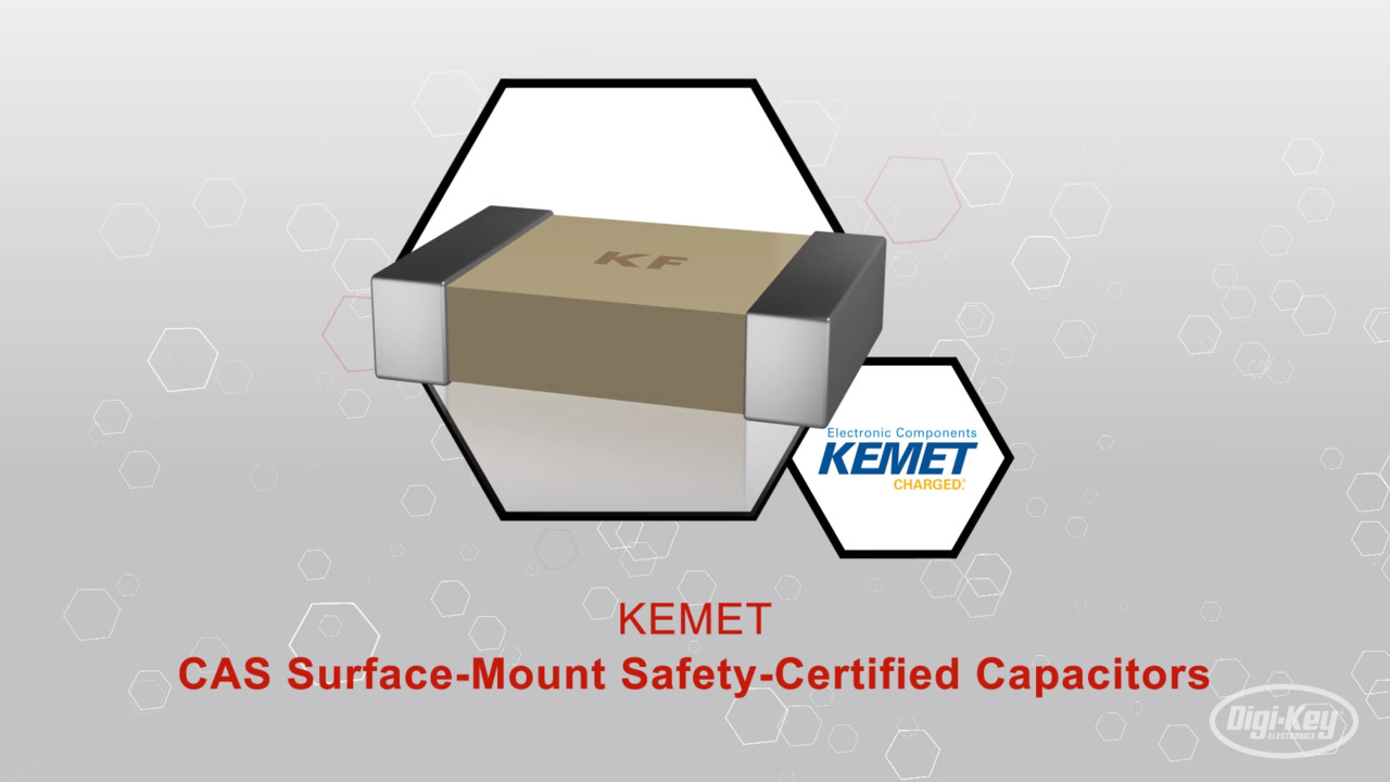 KEMET CAS Surface-Mount Safety-Certified Capacitors | Datasheet Preview