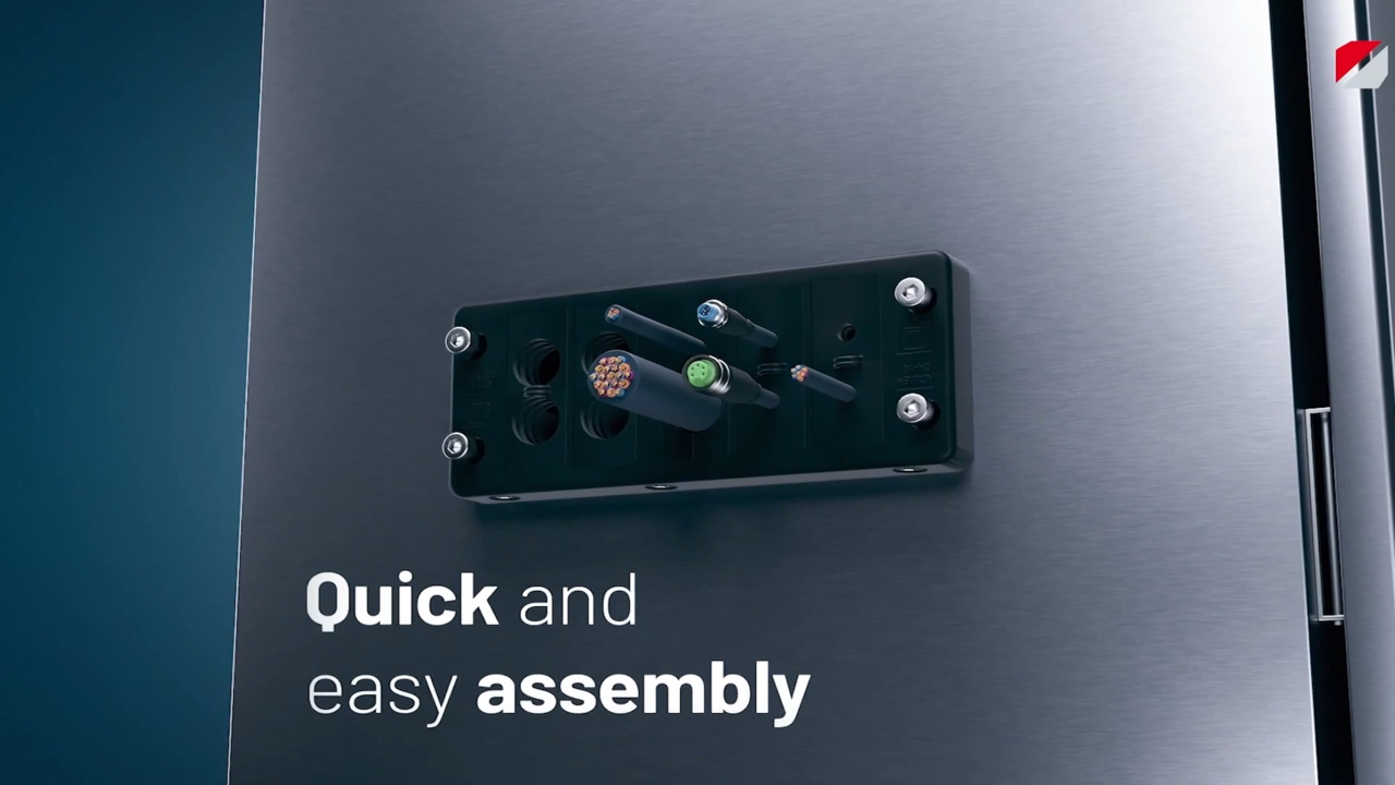 Murrplastik KDL/E+ Cable Entries: Secure, Sealed & Tool-Free Installation!