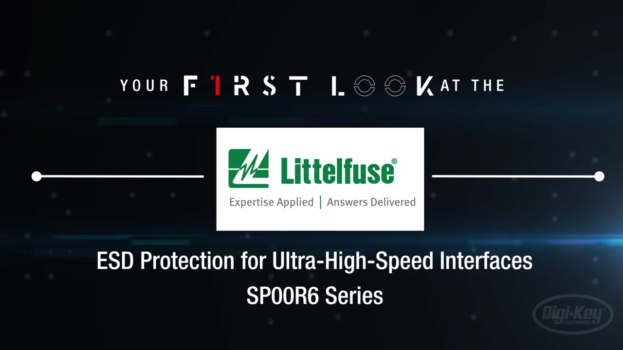 ESD Protection for Ultra-High-Speed Interfaces - SP00R6 Series | First Look