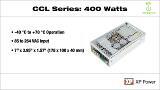 CCL400 Series-Ultra high efficiency 400 Watt convection-cooled power supplies CCL400 Series-Ultra high efficiency 400 Watt convection-cooled power supplies