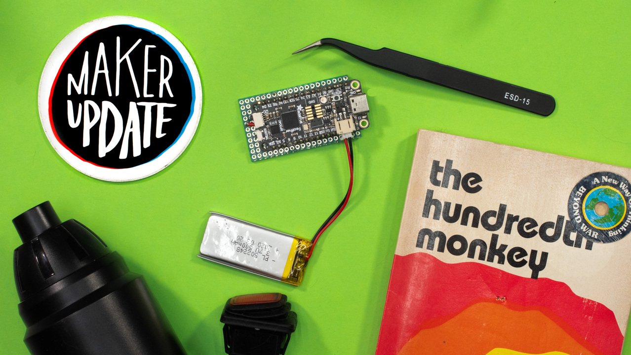 This week on Maker Update: a book nook for your body, a table designed for your feet, an extensive lamp, and properly floating your resin designs.