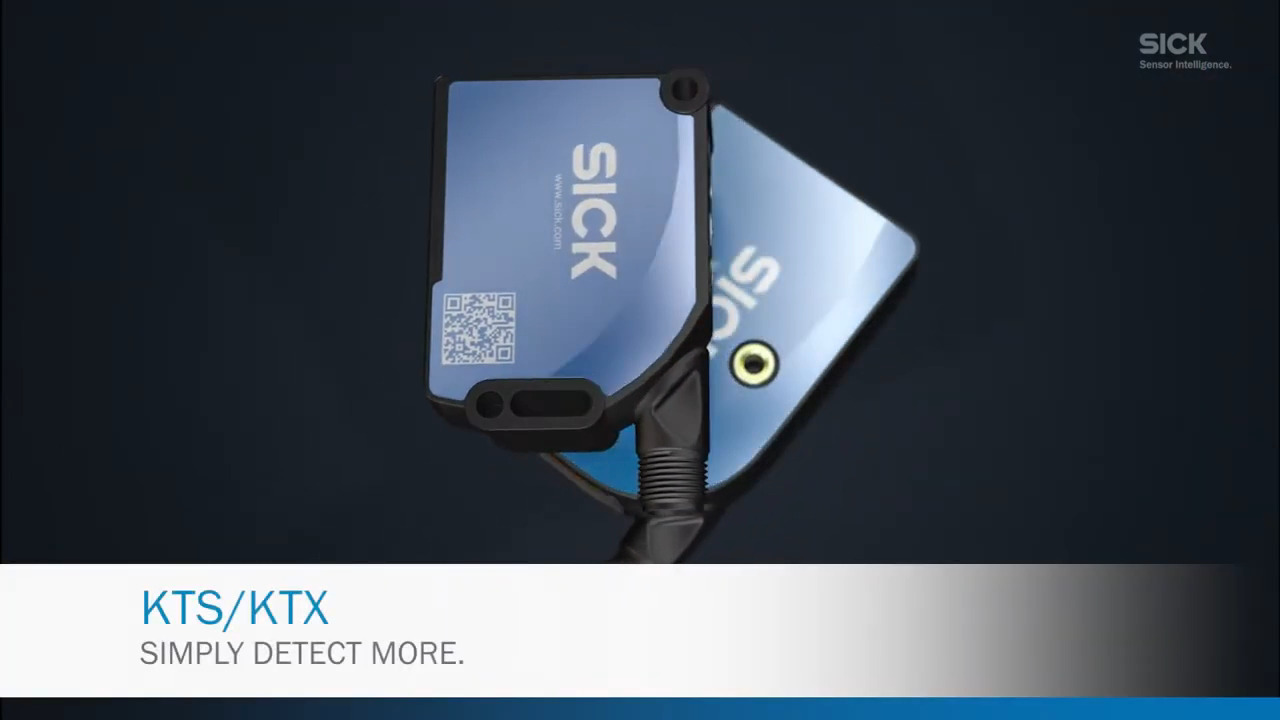 KTS and KTX contrast sensors from SICK: Simply detect more