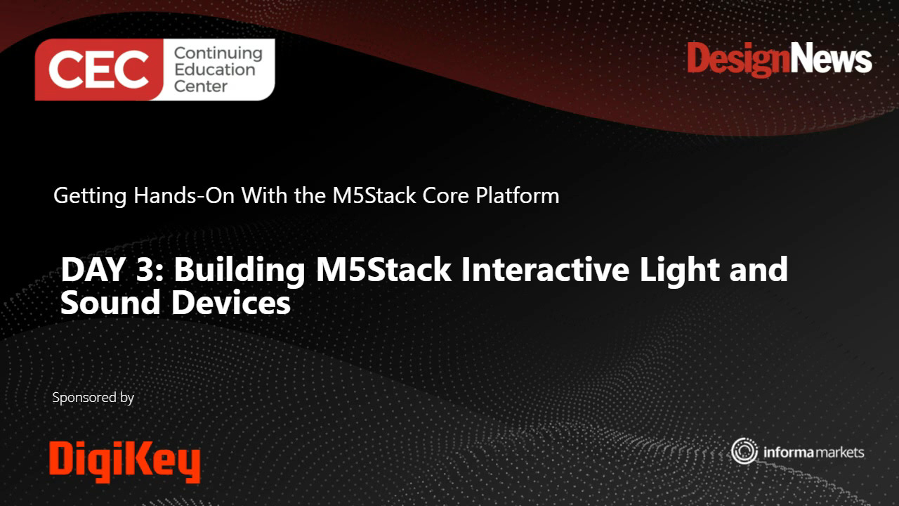 Getting Hands-On with the M5Stack Core Platform – Day 3
