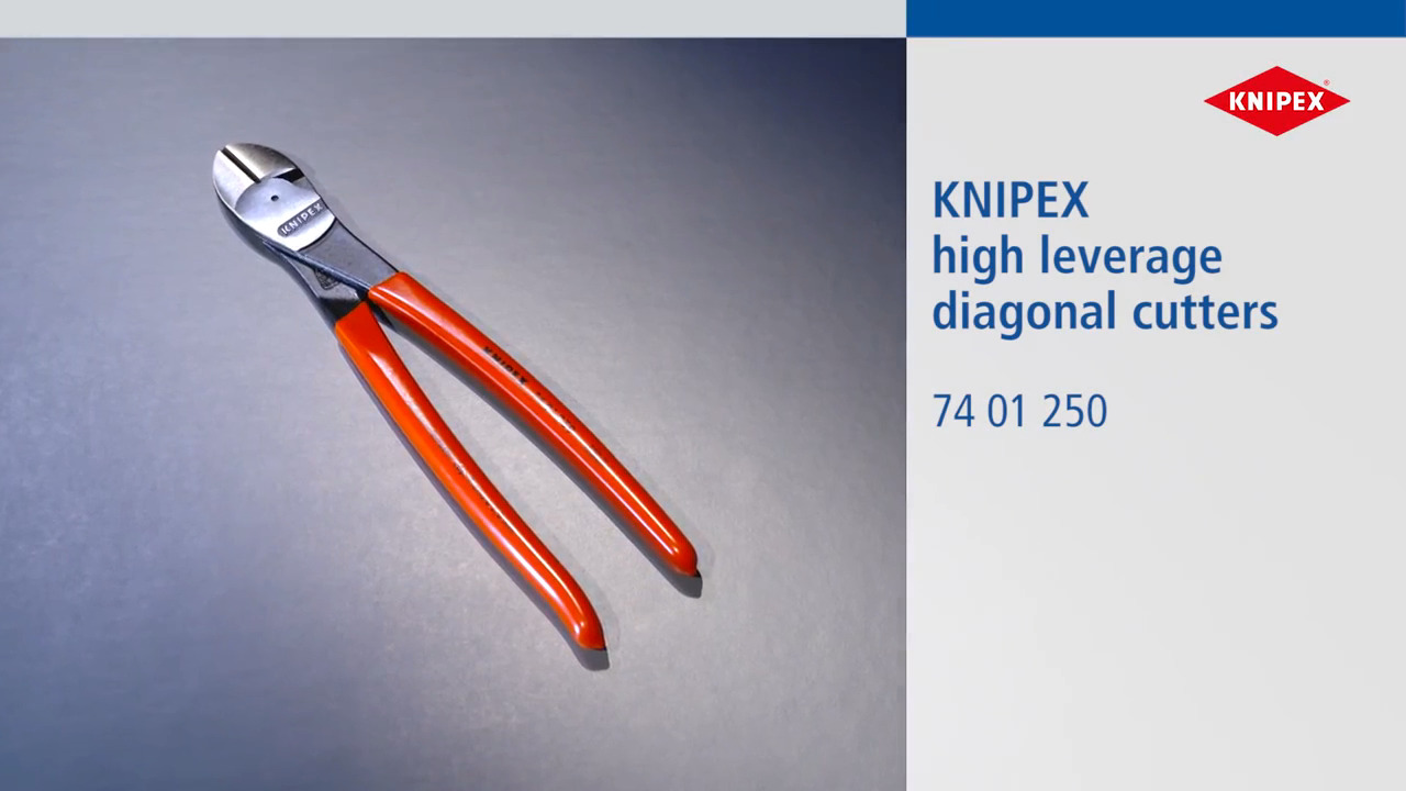 KNIPEX High Leverage Diagonal Cutter 74 01 250