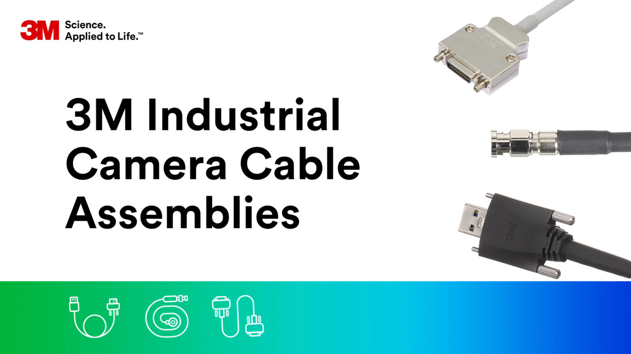 3M Industrial Camera Cable Assemblies