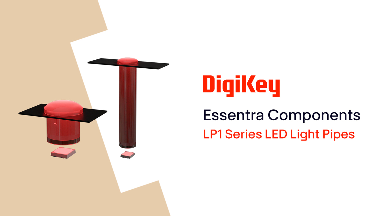 LP1 Series LED Light Pipes from Essentra Components PIO | DigiKey
