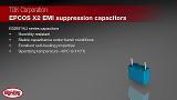 TDK EPCOS X2 EMI Suppression Capacitors | Digi-Key Daily