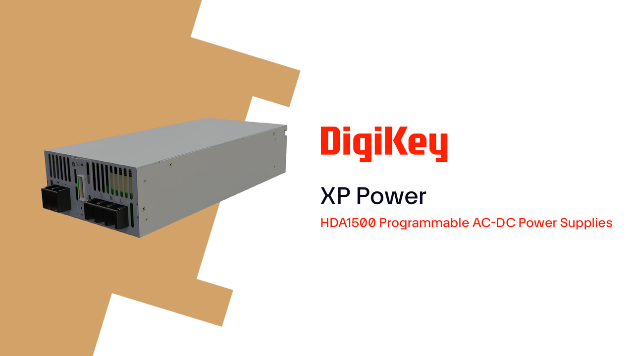 HDA1500 Series 1.5 kW AD-DC Power Supplies from XP Power PIO | DigiKey