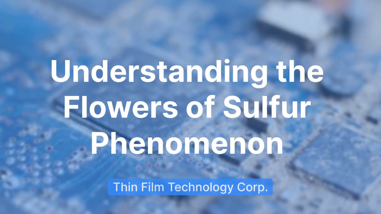 Understanding the 'Flowers of Sulfur' Phenomenon