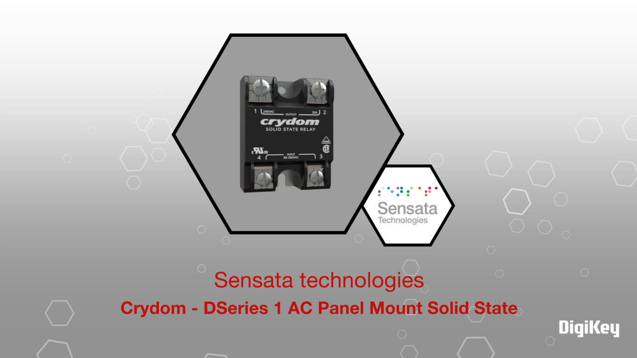 Sensata-Crydom - Series 1 AC Panel Mount Solid State | Datasheet Preview