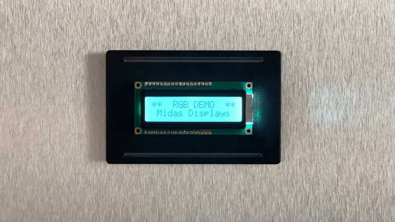 MD21605G6W2-FPTLRGB LCD Display Demo Video
