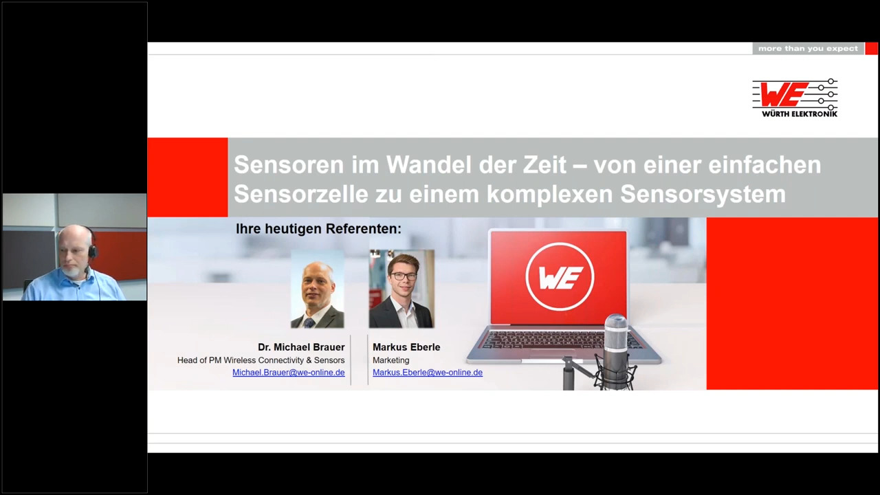 Würth Elektronik Webinar_ Sensoren im Wandel der Zeit – v. d. Sensorzelle zum komplexen Sensorsystem