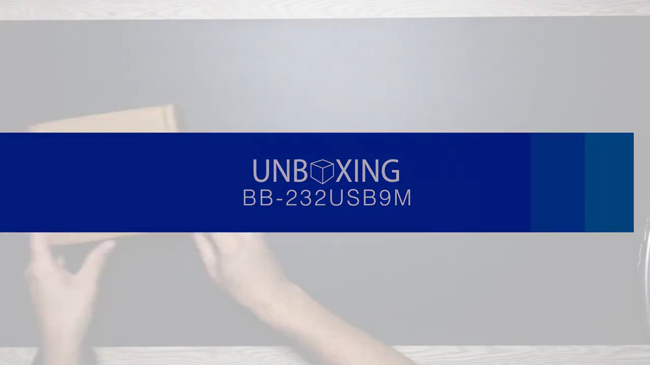 Unboxing the BB-232USB9M USB to RS-232 Converter