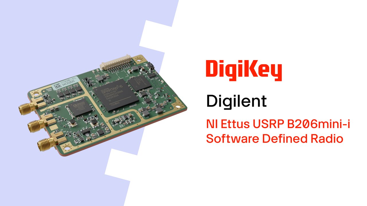 NI Ettus USRP B206mini-i SDR from Digilent PIO | DigiKey
