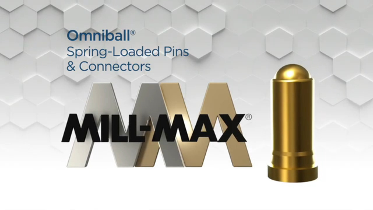 Mill-Max Mfg. Corp. Omniball® Spring-loaded Connectors