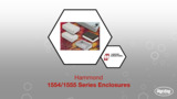 Hammond 1554/1555 Series Enclosures | Datasheet Preview Hammond 1554/1555 Series Enclosures | Datasheet Preview