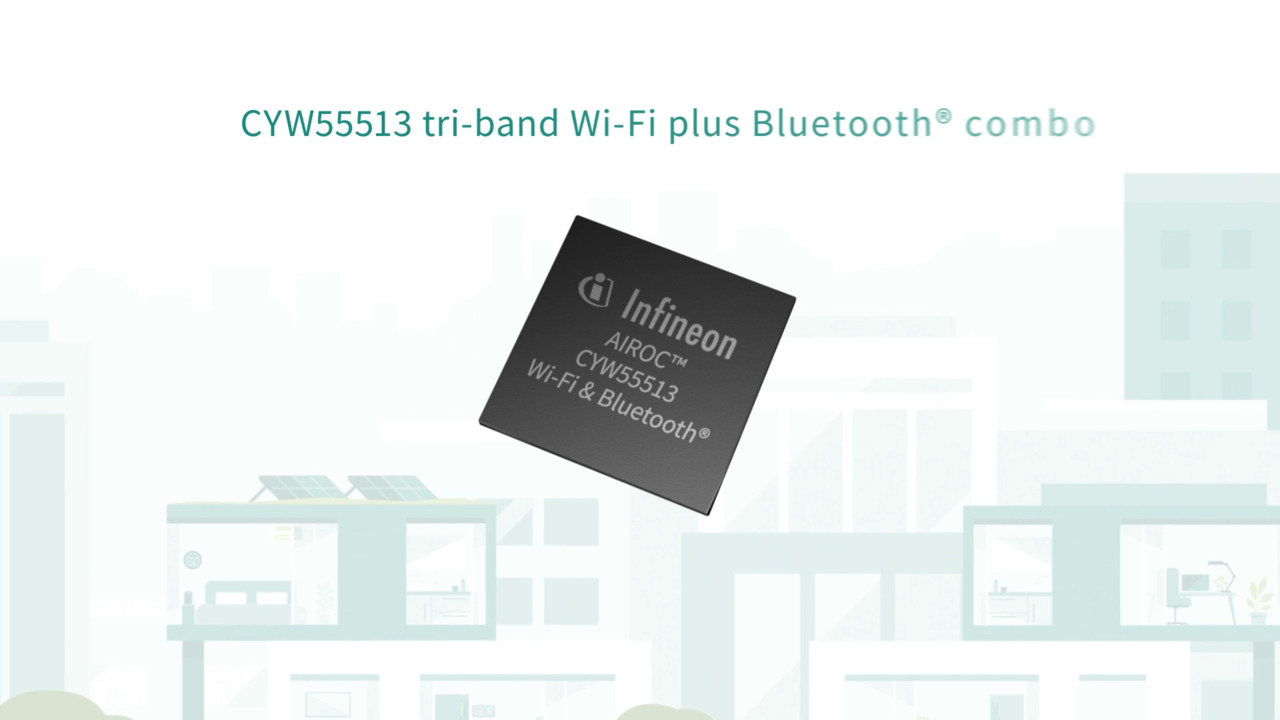 Meet the AIROC™ CYW5551x Wi-Fi 66E +Bluetooth® 5.4 Combo Family – Infineon Technologies