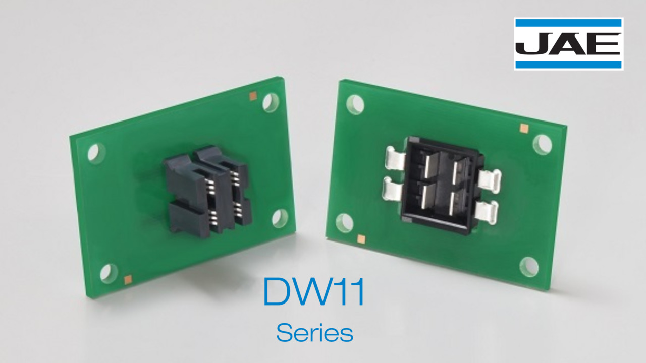 JAE’s New Compact Power Floating Board-to-Board Connector / DW11 Series