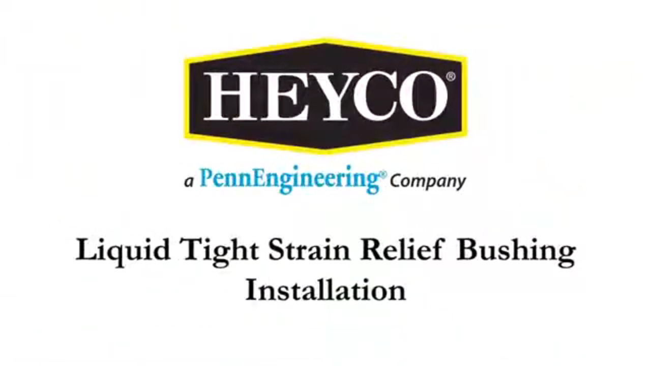 Heyco Liquid Tight Break Thru Strain Reliefs (LTBSR)