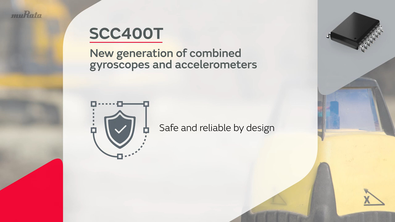 Murata SCC400T High Performance Combined Gyro Sensor and Accelerometer