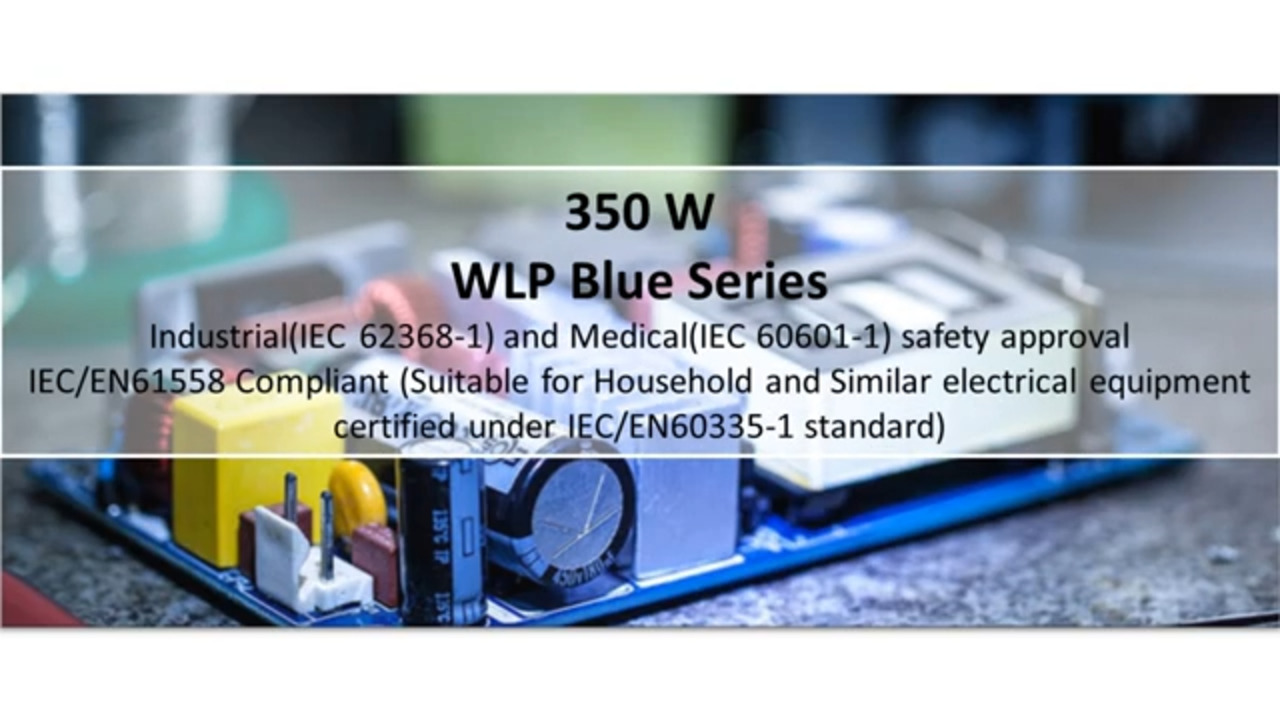 EOS Power’s (M)WLP350 Blue Series Power Supplies