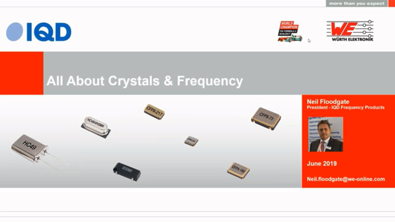 WEbinar Powered by DigiKey: Crystals and Oscillators