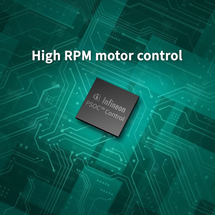 PSOC™ Control MCU + GaN Board: High RPM motor control