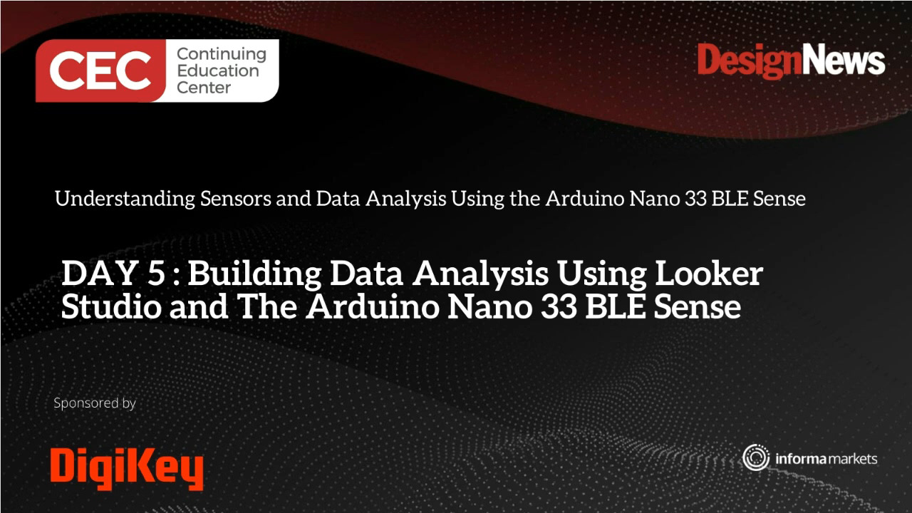 Understanding Sensors and Data Analysis Using the Arduino Nano 33 BLE Sense – Day 5
