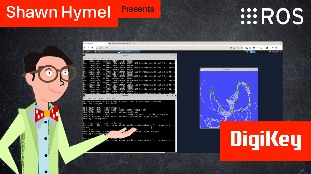 Introduction to ROS Part 11: TF2 Broadcasters and Listeners | Digikey