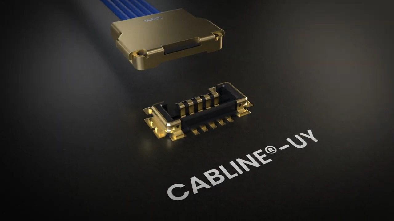 CABLINE®-UY: Ultra-Compact Connector for High-Speed Data Transmission