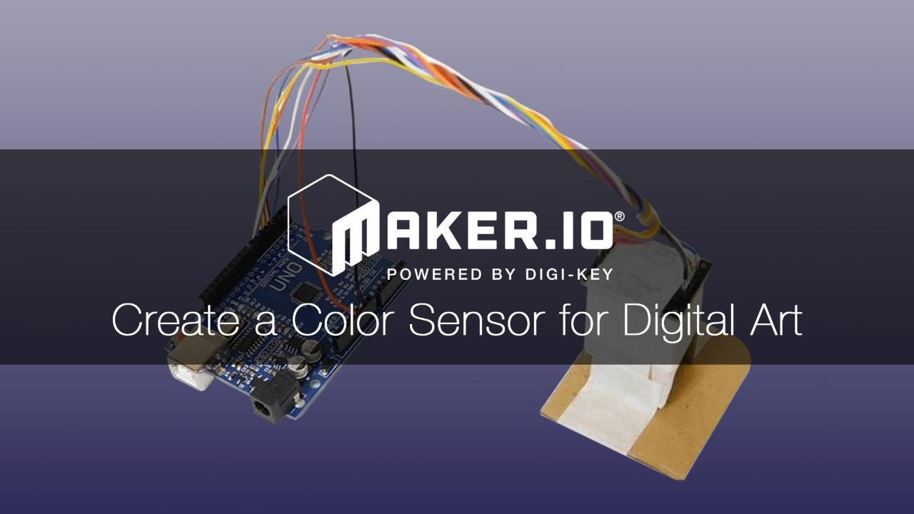 Arduino TCS3200 Color Sensor to Hash Tag Project – Maker IO