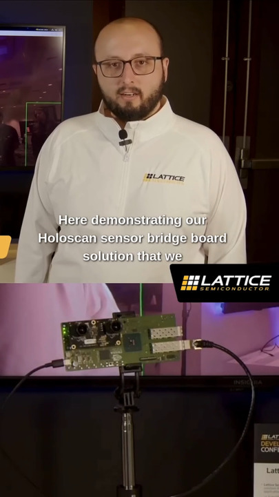 Industrial HMI Demo: HoloScan sensor bridge with NVIDIA
