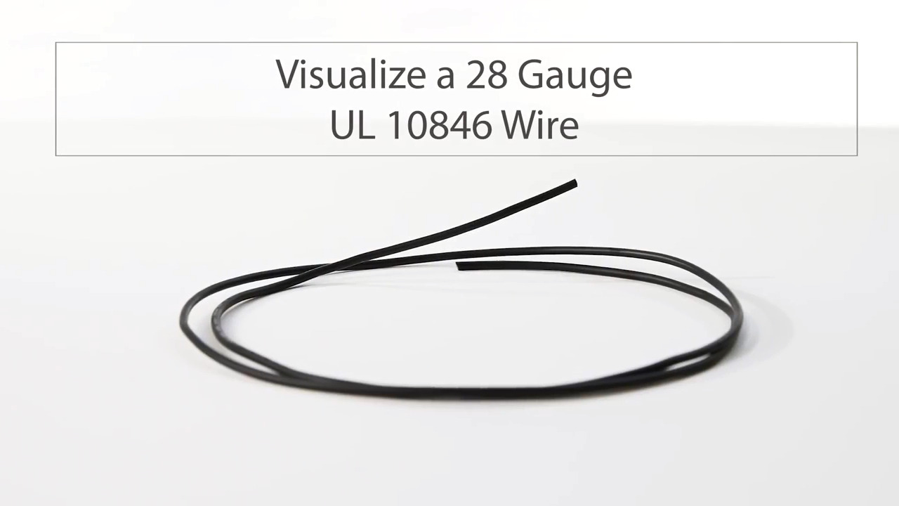Visualize Tensility's 28 Gauge UL 10846 Wire