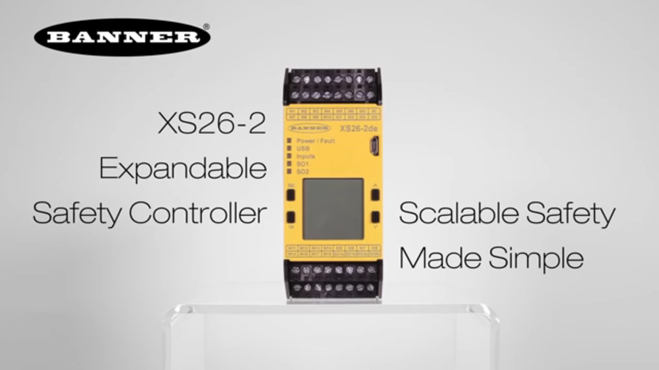 Banner XS26-2 Expandable Safety Controller