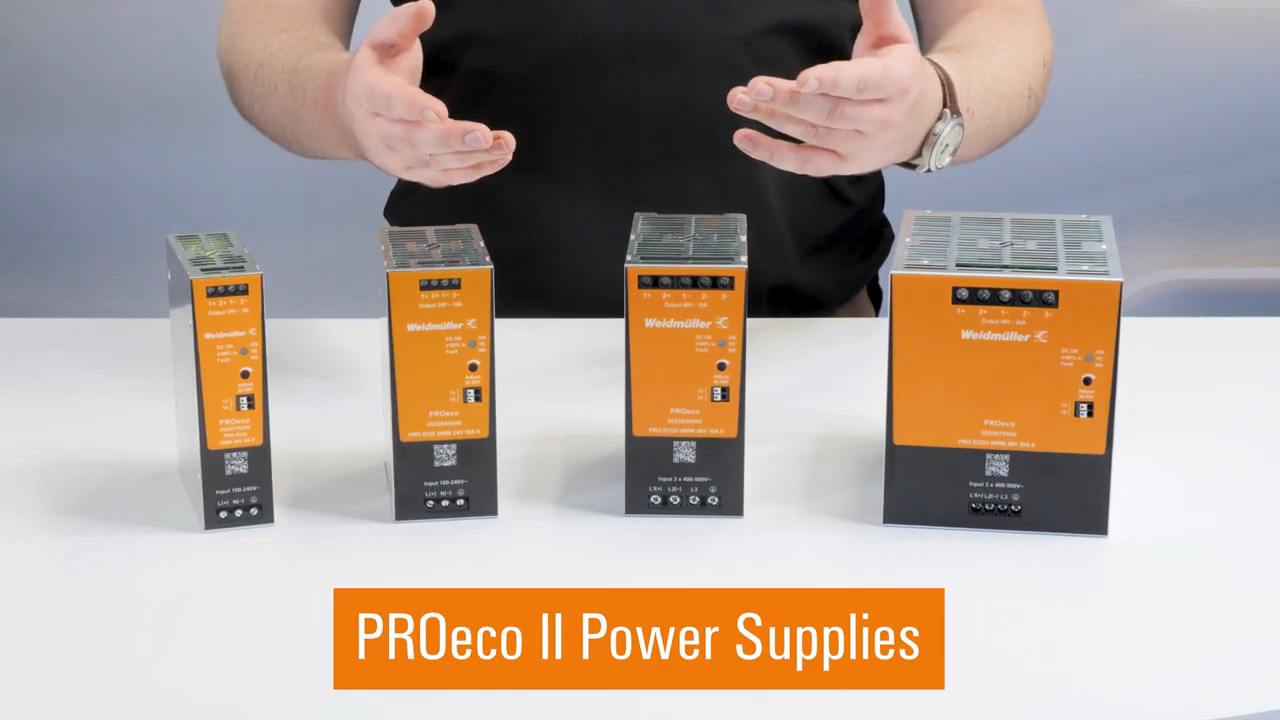PROeco II Power Supplies – reliable and optimized for space-constrained applications