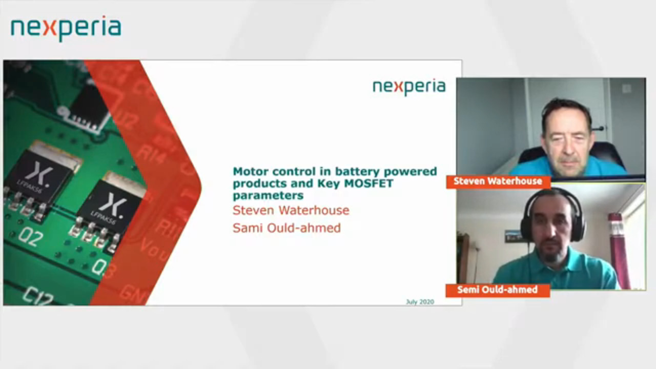 Motor control in battery powered products and key MOSFET parameters