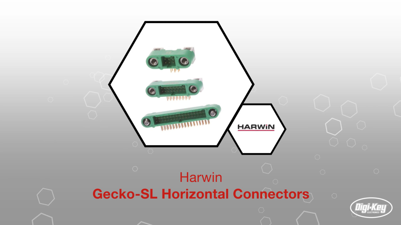 Harwin Gecko-SL Horizontal Connectors | Datasheet Preview