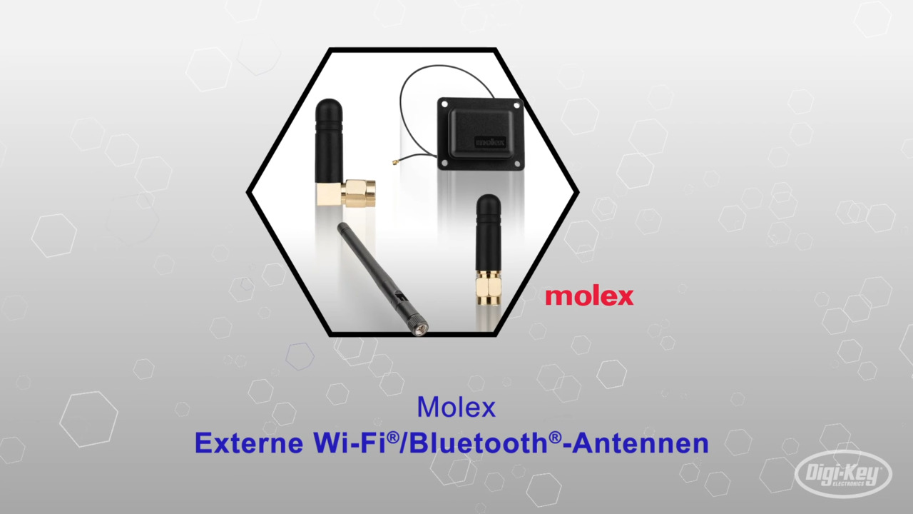 Molex2.4 und 5GHZ Wi-Fi und Bluetooth Außenantennen | Datasheet Preview