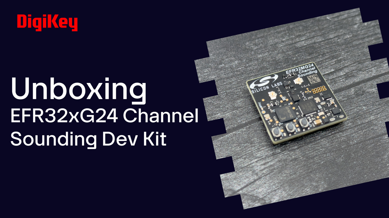 We take a look at the EFR32xG24 Channel Sounding Dev Kit from Silicon Labs. It helps developers leverage Bluetooth channel sounding to estimate distance in size- and power-constrained devices such as key fobs and asset tags.