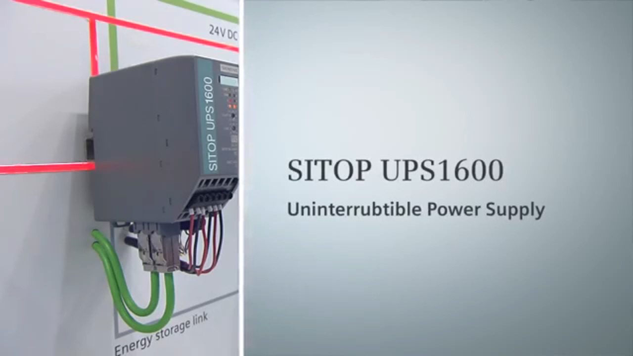 SITOP UPS1600 - Uninterruptible Power Supply