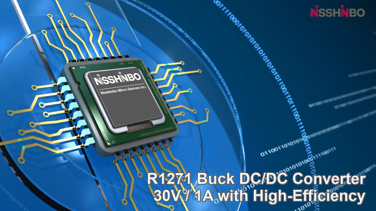 R1271 30 V / 1 A Buck DC/DC Converter with High Efficiency