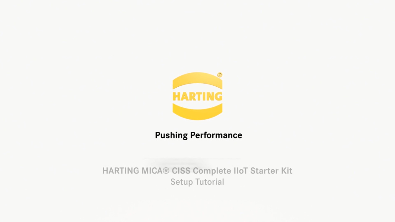 HARTING MICA® CISS Complete IIoT Starter Kit - Setup Tutorial