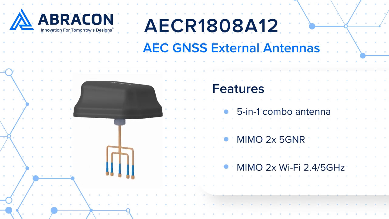 Abracon AEC GNSS External Antennas