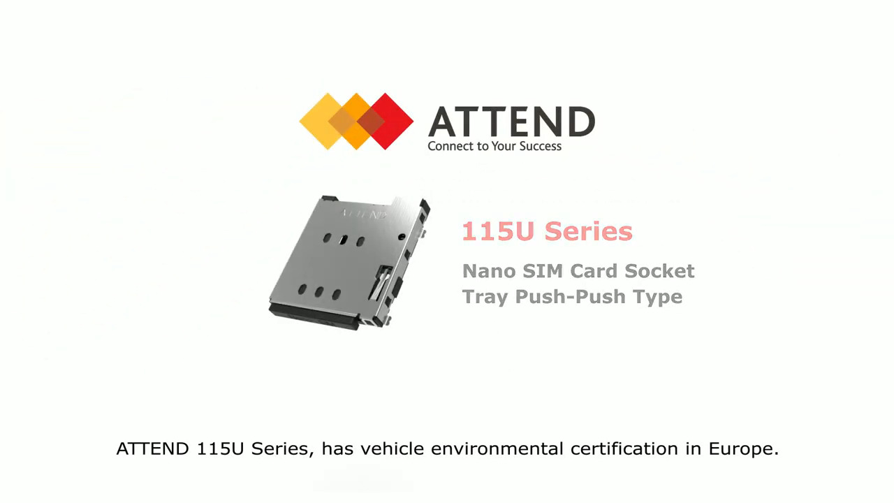 115U Series Nano SIM Push-Push Connector Solution