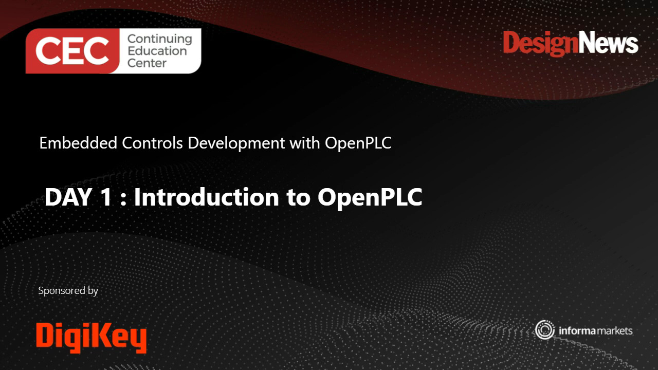 Embedded Controls Development using OpenPLC – Day 1