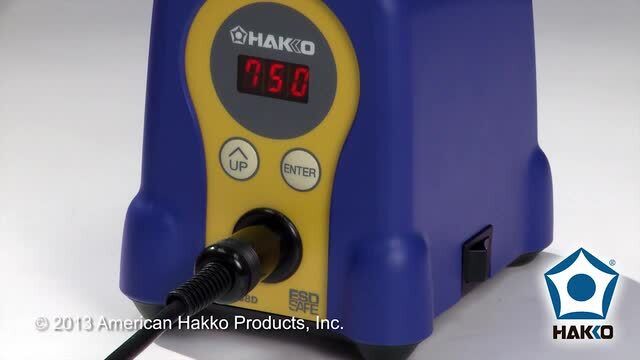 Hakko FX-888D Soldering Station by American Hakko — How To Change the Preset Temperatures