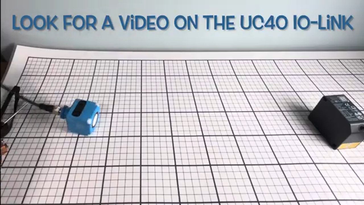 SICK UC40 Ultrasonic Demonstration 1