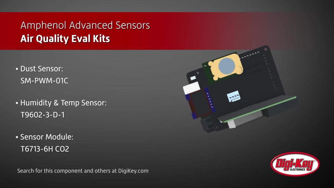 Amphenol Advanced Sensors Air Quality Eval Kits | DigiKey Daily