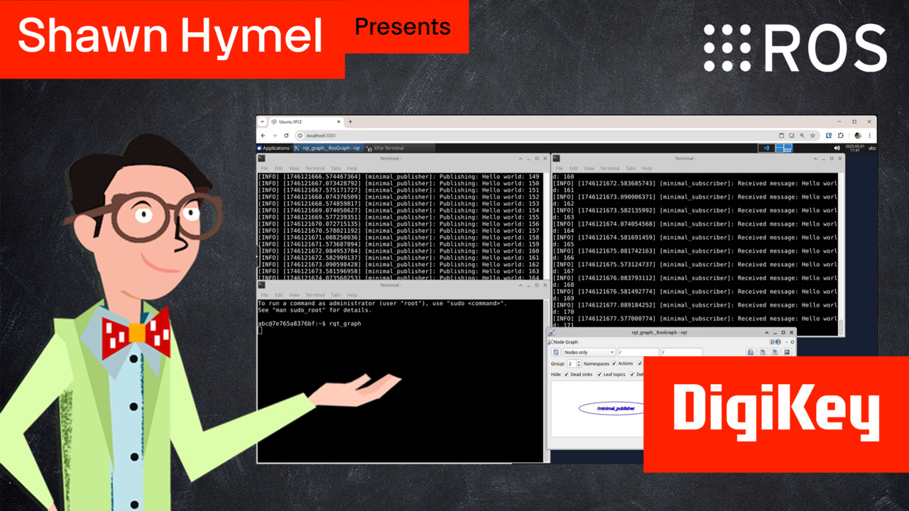 Introduction to ROS Part 3:  Nodes, Topics, Publishers, and Subscribers with Python | DigiKey