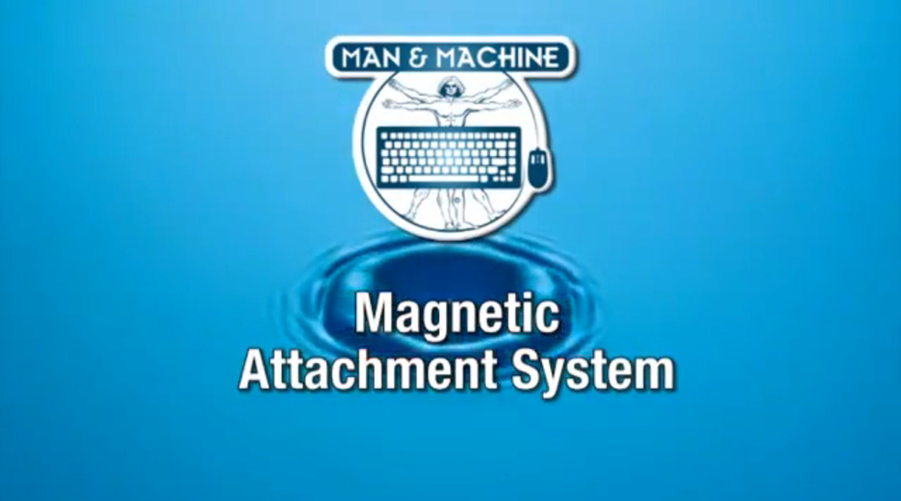 Magnetic Attachment System (MagFix) option on Man & Machine keyboards and mice